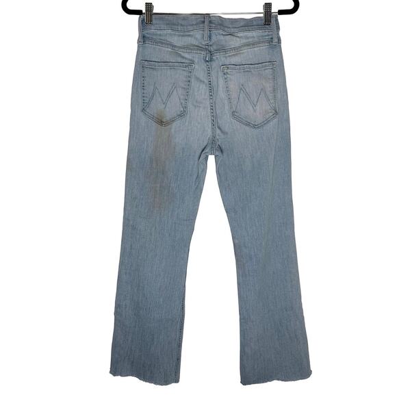 Mother Womens The Tripper Ankle Fray Hem Island Time Button Fly Stretch Jeans 27 - Picture 5 of 16